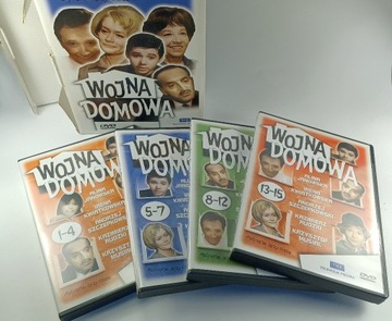 WOJNA DOMOWA / KOMPLET 15 ODCINKÓW / 4 DVD BOX