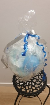 Babyshower, prezent w balonie dla chłopca, boy