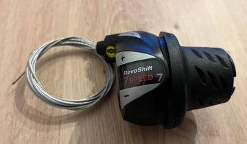 Manetka prawa przerzutki tylnej Shimano Revoshift 7