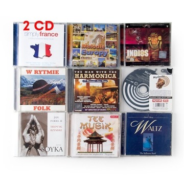 Zestaw 10 płyt cd, - folk, pop, religia, medytacja