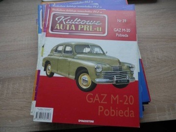 GAZ M-20 POBIEDA KULTOWE AUTA PRL-u NR 39 GAZETKA