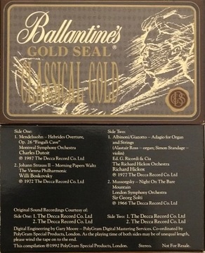 Ballantines Gold Seal Classical