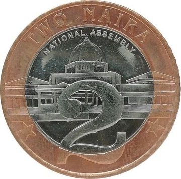 Nigeria 2 naira 2006, KM#19