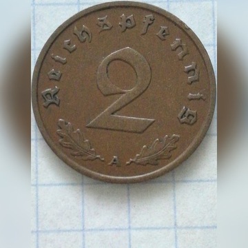 2 reichspfennig 1938 A Niemcy