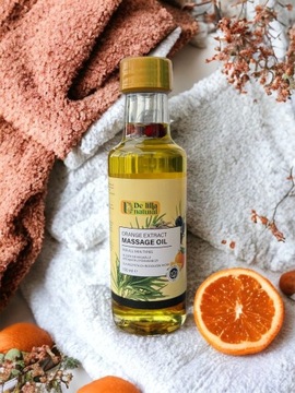 Olejek do masażu z ekstraktem z pomarańczy