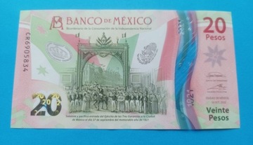 Meksyk 20 pesos 2021 Seria CR