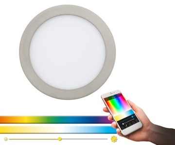 Lampa Led Oprawa wpuszczana RGB Smart 15W Eglo