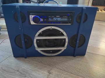 Radio samochodowe bluetooth USB głośniki mini wieża