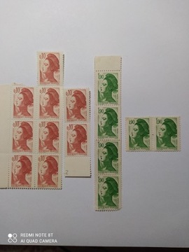 znaczki Francja
