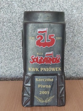 KWK Pniówek 2005 NSZZ Solidarność kufel z Barbórki