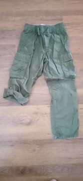 Zielone spodnie H&M r 122