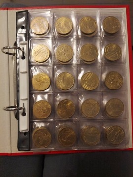 Dwuzłotówki monety 2zł 101 sztuk z segregatorem 