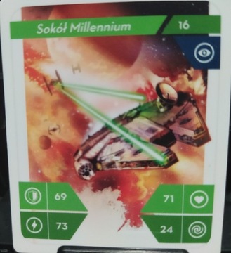 Karta Star Wars Sokół Millennium 16 Kaufland