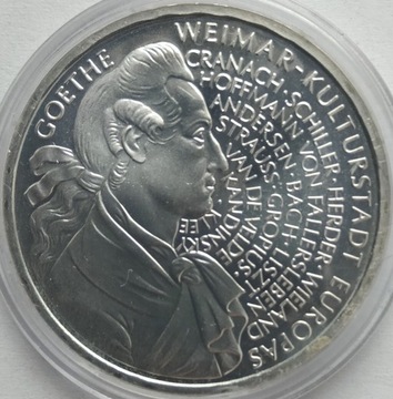 10 Marek 1999r. 250 rocznica urodzin Goethego