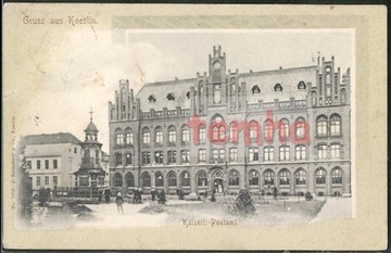 KOSZALIN Koslin  poczta  Kaiserl. Postamt 1904