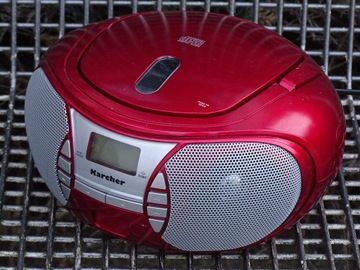 Radioodtwarzacz CD przenośny KARCHER RR 5025 w pełni sprawny radio i CD ok
