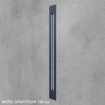 Lampa pionowa MERG - GRAFITOWY matowy wys. 198 cm