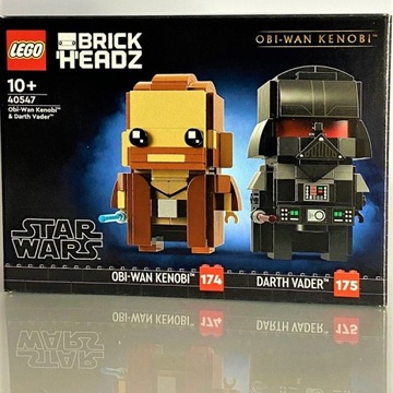 LEGO BrickHeadz 40547 Obi-Wan Kenobi i Darth Vader