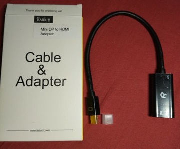 Adapter mini DP do HDMI 4K (A8-W)