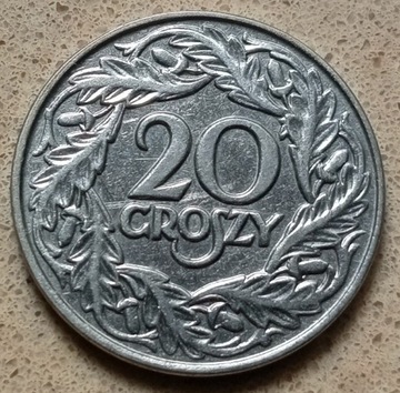20 groszy 1923 nikiel 