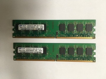 Sprzedam pamięć ram Samsung 1GB x 2