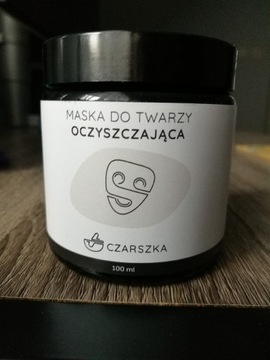 Oczyszczająca maska do twarzy Czarszka naturalna