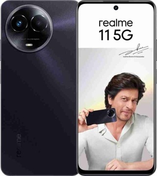 Telefon Realme 11 5G czarny nowy folia