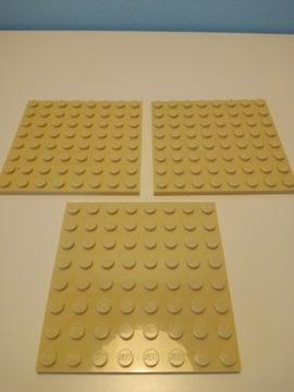 Lego płytka 8x8 3szt.
