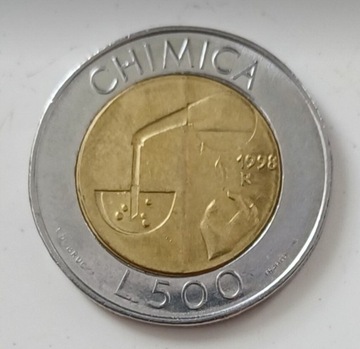 San Marino - 500 lira - 1998r. 