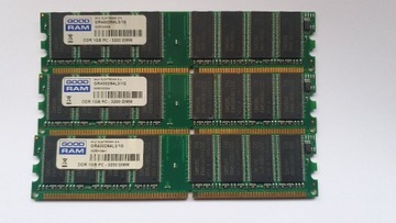 Pamięci GOODRAM DDR1 3GB 3x1GB PC3200 400MHZ