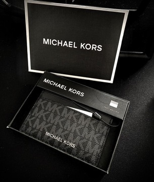 Michael Kors - etui na karty portfel czarny