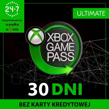 XBOX GAMEPASS ULTIMATE 30 DNI 1 MIESIĄC + CORE +EA