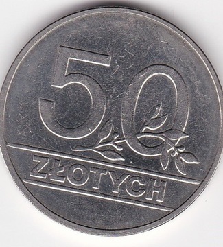 50 złotych - rok 1990