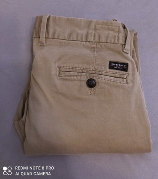 Superdry, Super Dry eleganckie spodnie męskie  W28