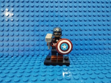 Minifigurka kompatybilna z LEGO Kapitan Ameryka