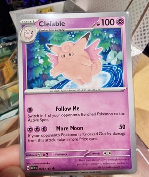 Karta Pokemon Clefable  (MEW 036) 151 MEW