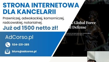 Strona internetowa dla kancelarii