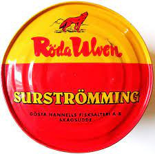 Roda Ulven Surströmming Szwedzki śledź kiszony
