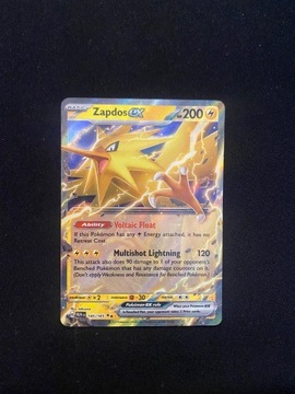 Pokemon Karta Zapdos 145/165 Scarlet Violet 151 