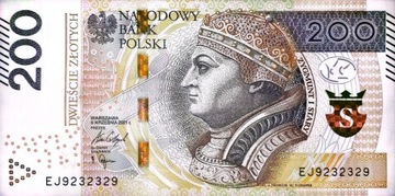 Banknot 200 złotych 