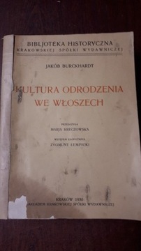 Literatura Odrodzenia we Włoszech Jakób Burckhardt