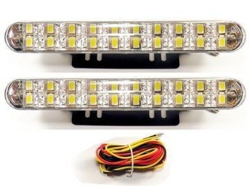 Lampy LED do jazdy dziennej+kierunkowskazy WJD LED