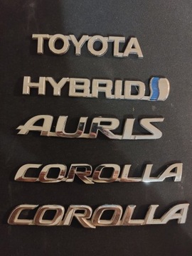 Emblemat Toyota hybrid Corolla Auris 