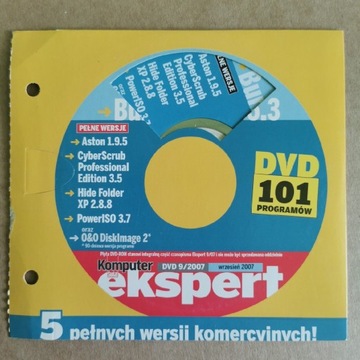 Komputer Świat Ekspert 2007 9 DVD