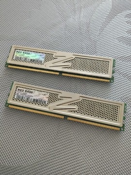 Pamięć RAM 2x1GB DDR2 PC6400 800Mhz CL4
