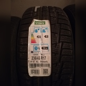  4 x Opona zimowa NOKIAN 235/45 17 97H XL 