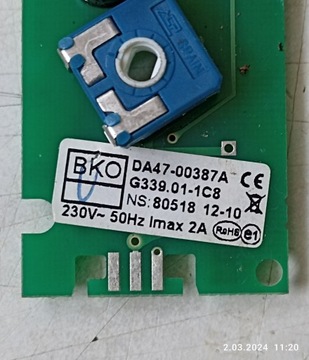 TERMOSTAT AMICA FK272.3/KGC15271W-ELEKTRONICZNY+GW