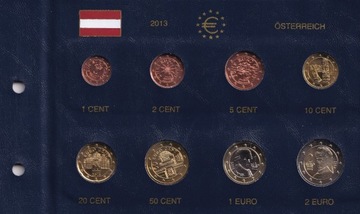 AUSTRIA – 2013 – ZESTAW EURO ....................