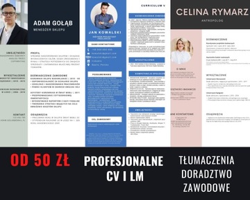 Pisanie Cv, copywriting, tłumaczenia, prezentacje