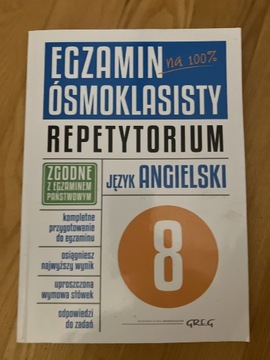 Repetytorium – egzamin ośmioklasisty ANGIELSKI